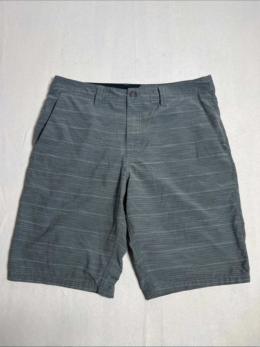 Volcom Men's Slate Grey Flat-Front Shorts